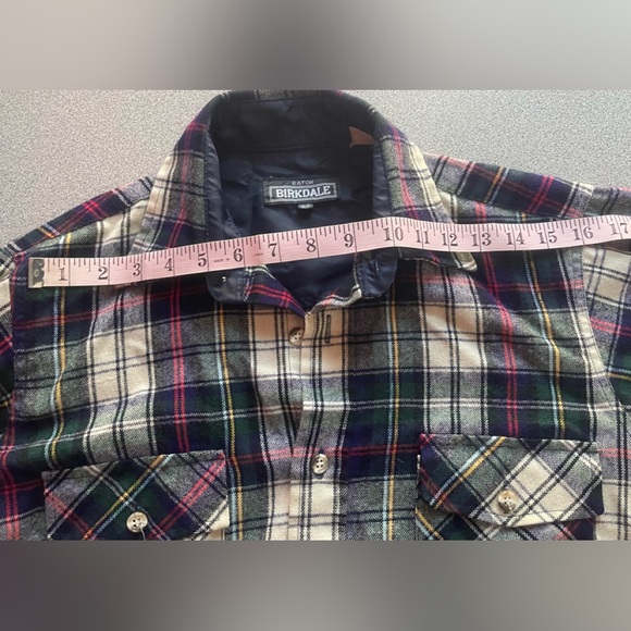 Vintage Eatons Birkdale Blue Plaid Shirt Size Small - Picture 8 of 12